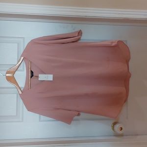 Ok Denver Hayes pink top, new with tags, size XL